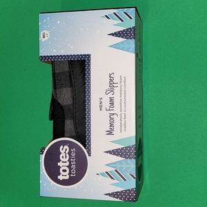 Men 8-9 Memory Foam Slippers Checkers
